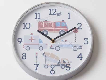 Transport Wall Clock by Jiggle & Giggle Fashion