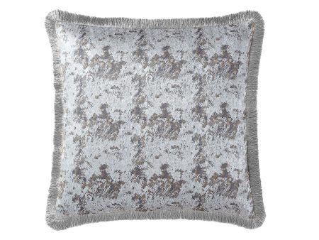 Trieste Silver European Pillowcase by Davinci Cheap