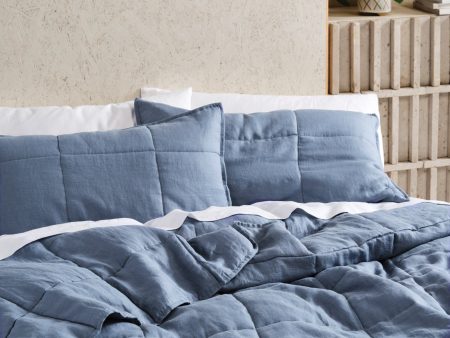 Nimes Nightfall Linen Pillowsham Pair by Linen House For Cheap