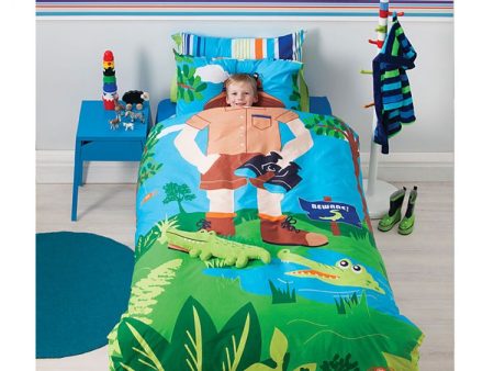 Croc Hunter Quilt Cover Set by Cubby House Kids Fashion