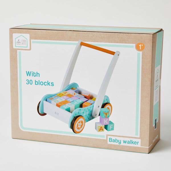 Baby Walker With Blocks by Studio Circus on Sale