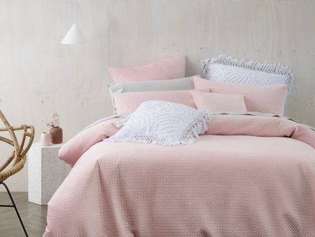 Elin Quilt Cover Set Dusty Pink by Bianca Online