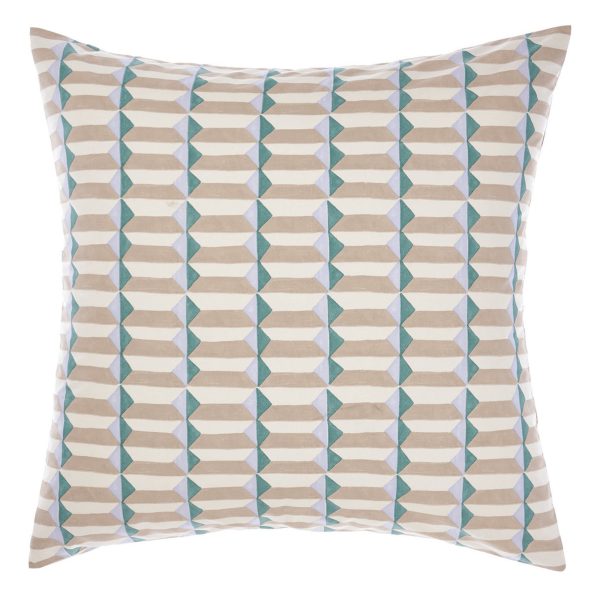 Aida Sky European Pillowcase by Linen House Fashion