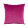 Vivid Velvet 43x43cm Filled Cushion Fuchsia by Bianca Discount