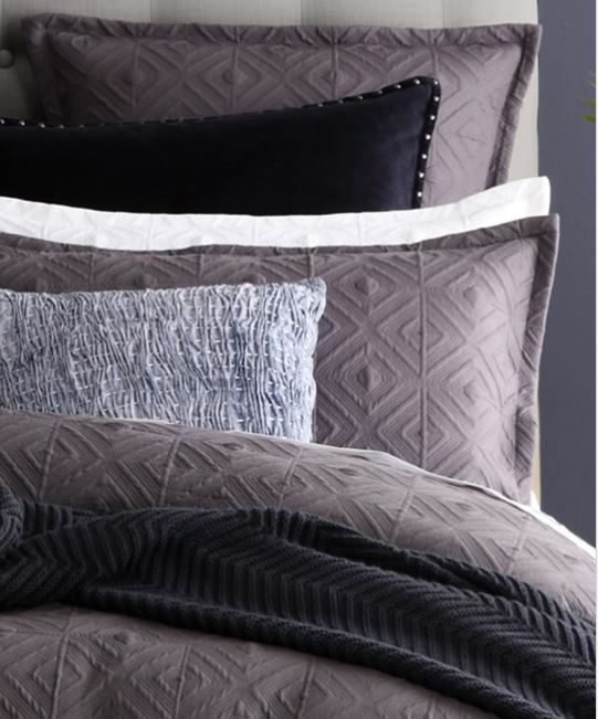 Kalvin Charcoal Quilt Cover Set by Royal Doulton Cheap