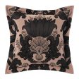 Dionisia Black European Pillowcase by GRACE Linen House Online Hot Sale