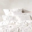 Memphis White Cushion 48 x 48cm by Linen House Supply