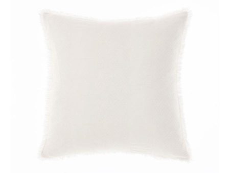 Shrimpton White Cushion 45 X 45 cm by Linen House Online