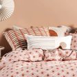 Aida Coral European Pillowcase by Linen House on Sale