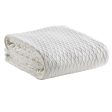 Gosford White Cotton Blanket by Bianca Hot on Sale