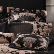 Dionisia Black European Pillowcase by GRACE Linen House Online Hot Sale