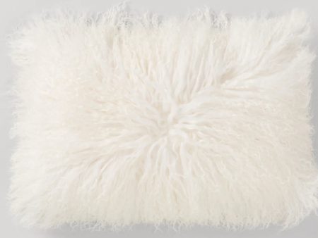 Bligh Mongolian Lambswool IVORY Breakfast Cushion by Sheridan Fashion