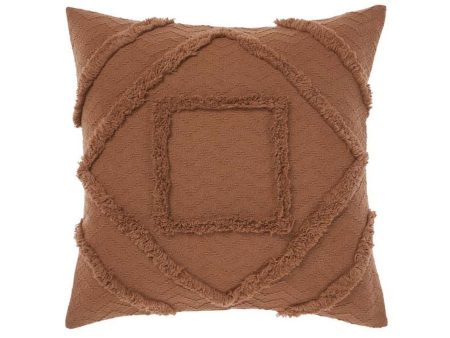 Adalyn Pecan 50 x 50cm Cushion by Linen House Sale