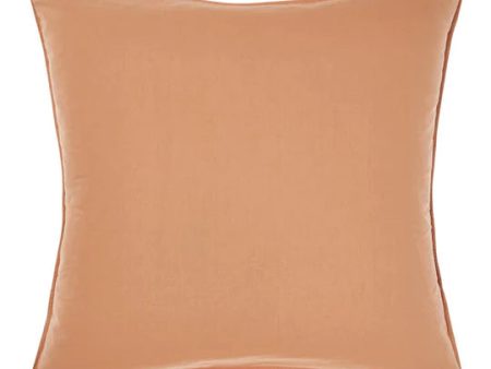 Terra Organic Cotton CARAMEL European Pillowcase by Linen House For Cheap