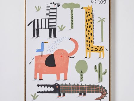 The Zoo Wall Art by Jiggle & Giggle Supply