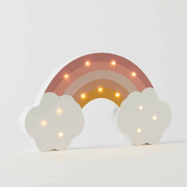 Rainbow Wooden Light by Pilbeam Living Fashion