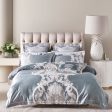 Dionisia Blue Quilt Cover Set by GRACE Linen House Sale