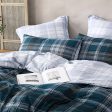 Marcus Teal Quilt Cover Set by Logan & Mason For Discount