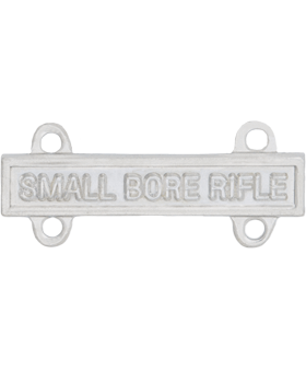 Small Bore Rifle Qualification Bar in Silver Oxide Online