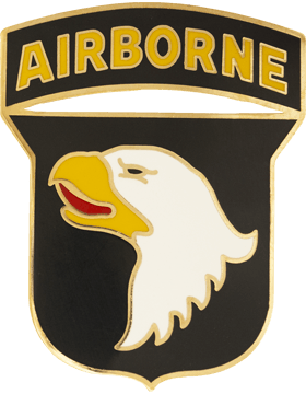 101st Airborne Division Combat Service Badge - Honorable Metal Emblem Online Hot Sale