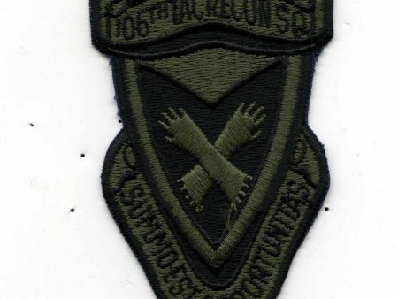 106th Tactical Reconnaissance Squadron Subdued Patch For Discount