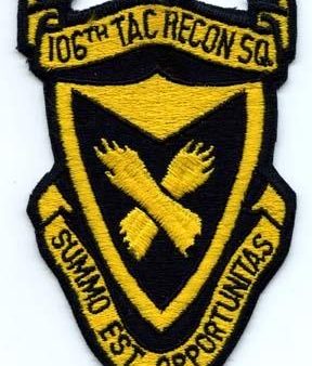 106th Tactical Air Command Reconnaissance Squadron Patch For Sale