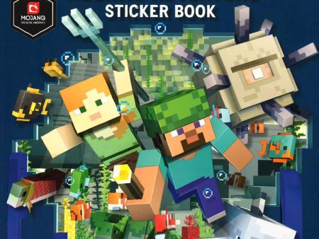 Minecraft Aquatic Adventure Sticker Book For Cheap