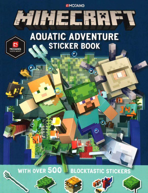 Minecraft Aquatic Adventure Sticker Book For Cheap